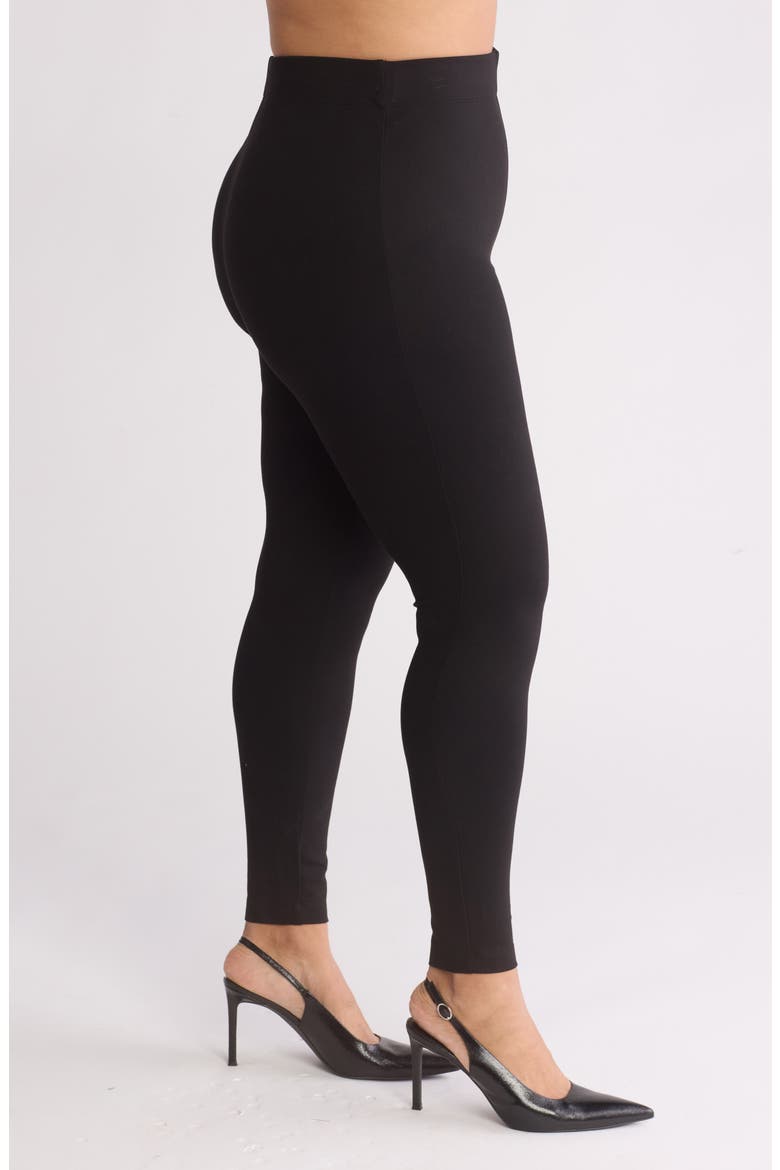 Ponte Leggings, Alternate, color, BLACK