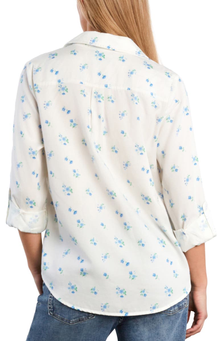Billy T Cotton Blend Button-Up Shirt, Alternate, color, Pressed Petals