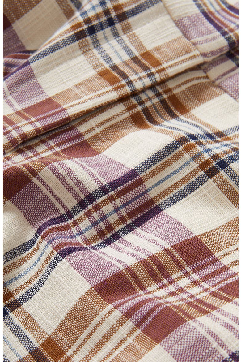 Allen Plaid Cotton Blend Shorts, Alternate, color, ORCHID HAZE MULTI