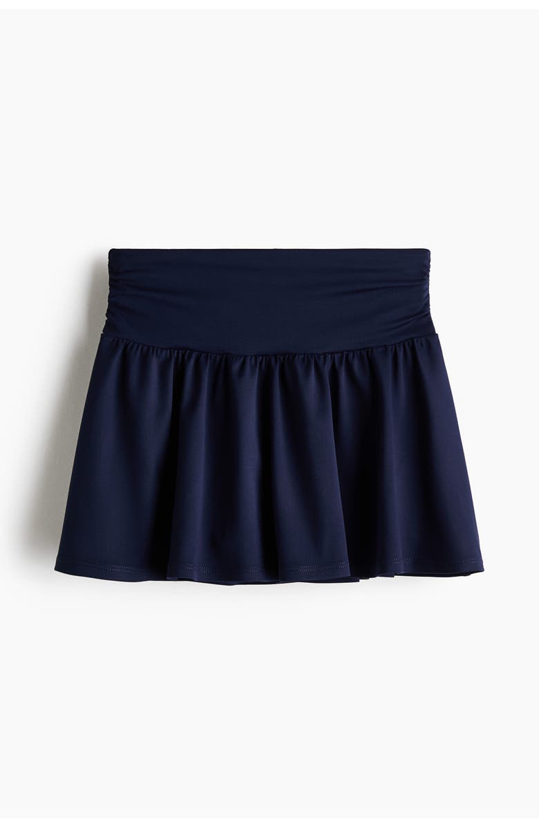 H&M Tennis Skirt With Softmove, Main, color, Navy Blue