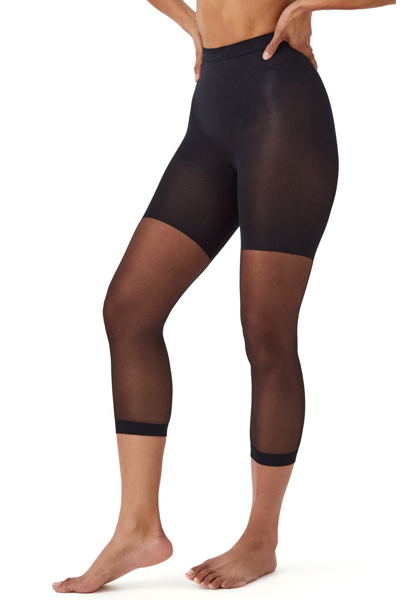 SPANXshape™ Original Spanx® Footless Sheers, Main, color, BLACK