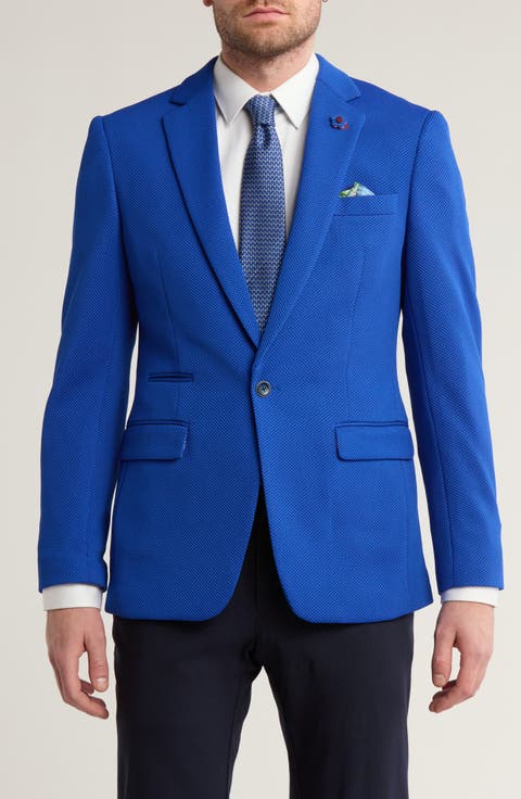 Slim Fit Knit Fashion Blazer