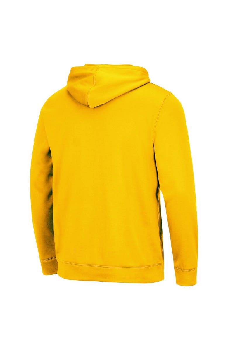 COLOSSEUM Men's Colosseum Maize Michigan Wolverines Lantern Pullover Hoodie, Alternate, color, Maize