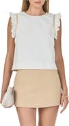 Endless Rose Embroidered Detail Cotton Top
