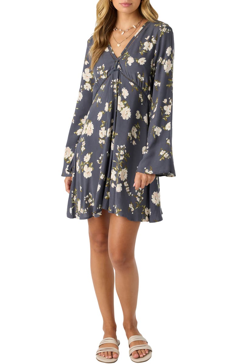 O'Neill Stevie Long Sleeve Dress, Main, color, Periscope