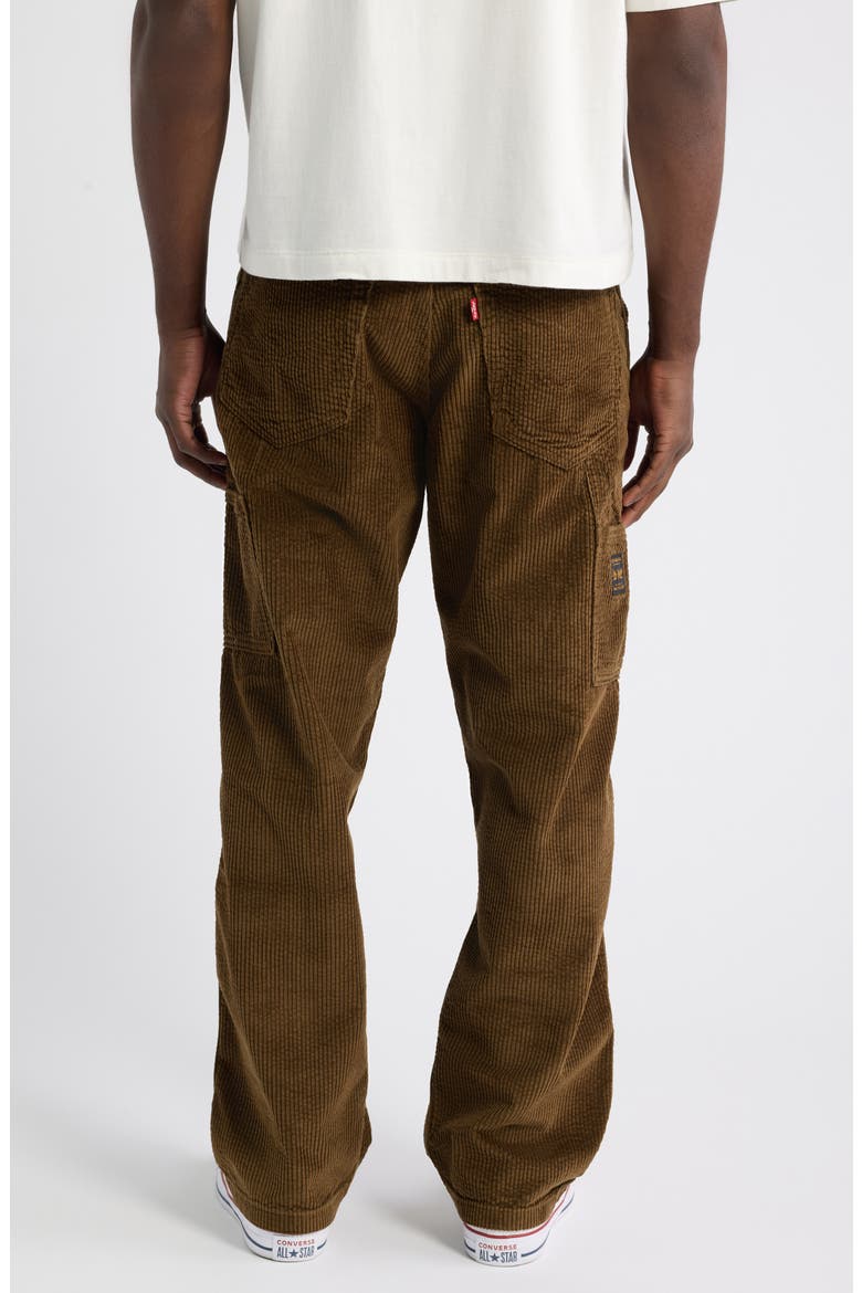 568 Loose Straight Carpenter Corduroy Pants, Main, color, DESERT PALM