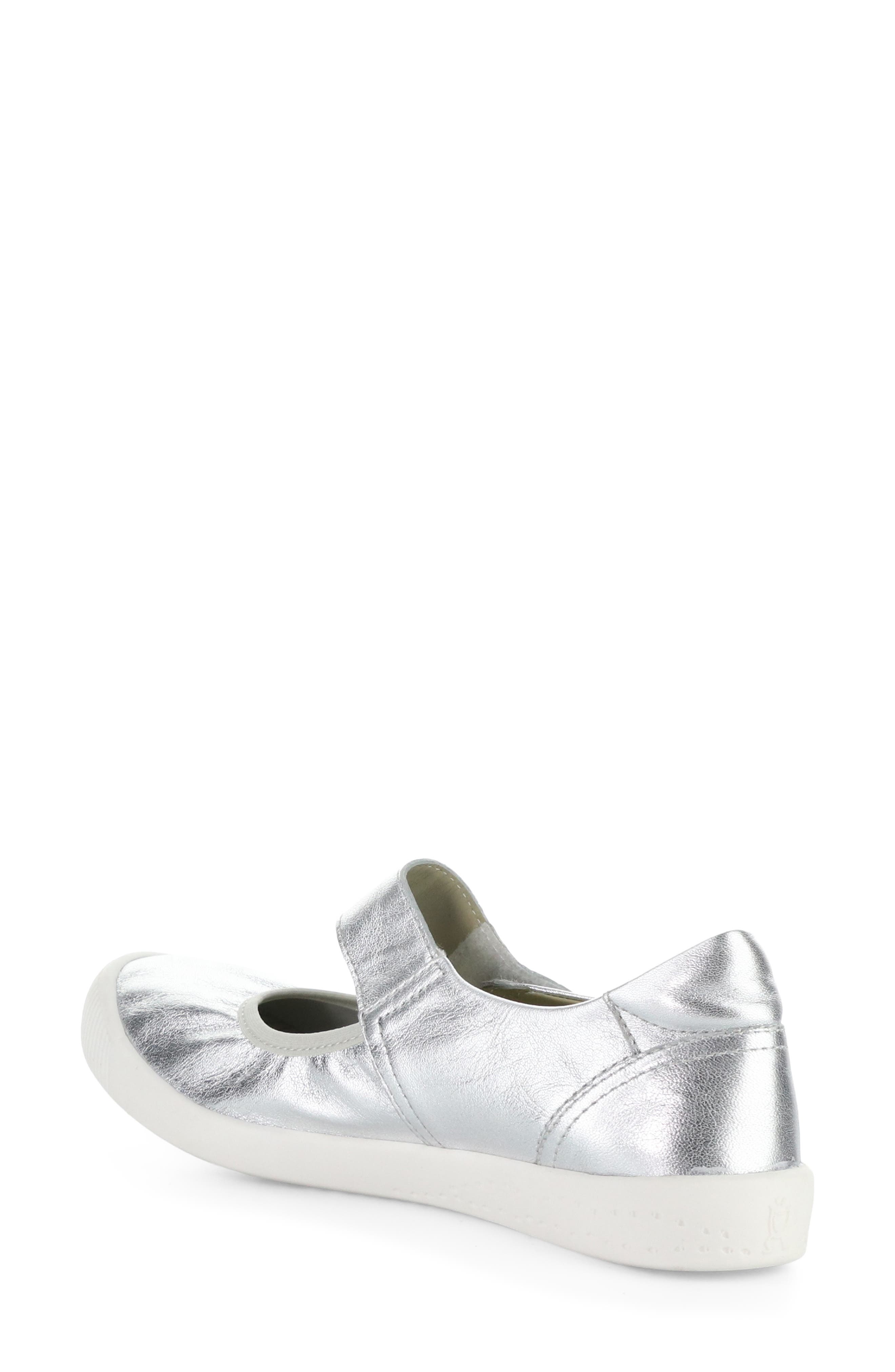 Softinos by Fly London Igla Mary Jane Sneaker, Alternate, color, Silver