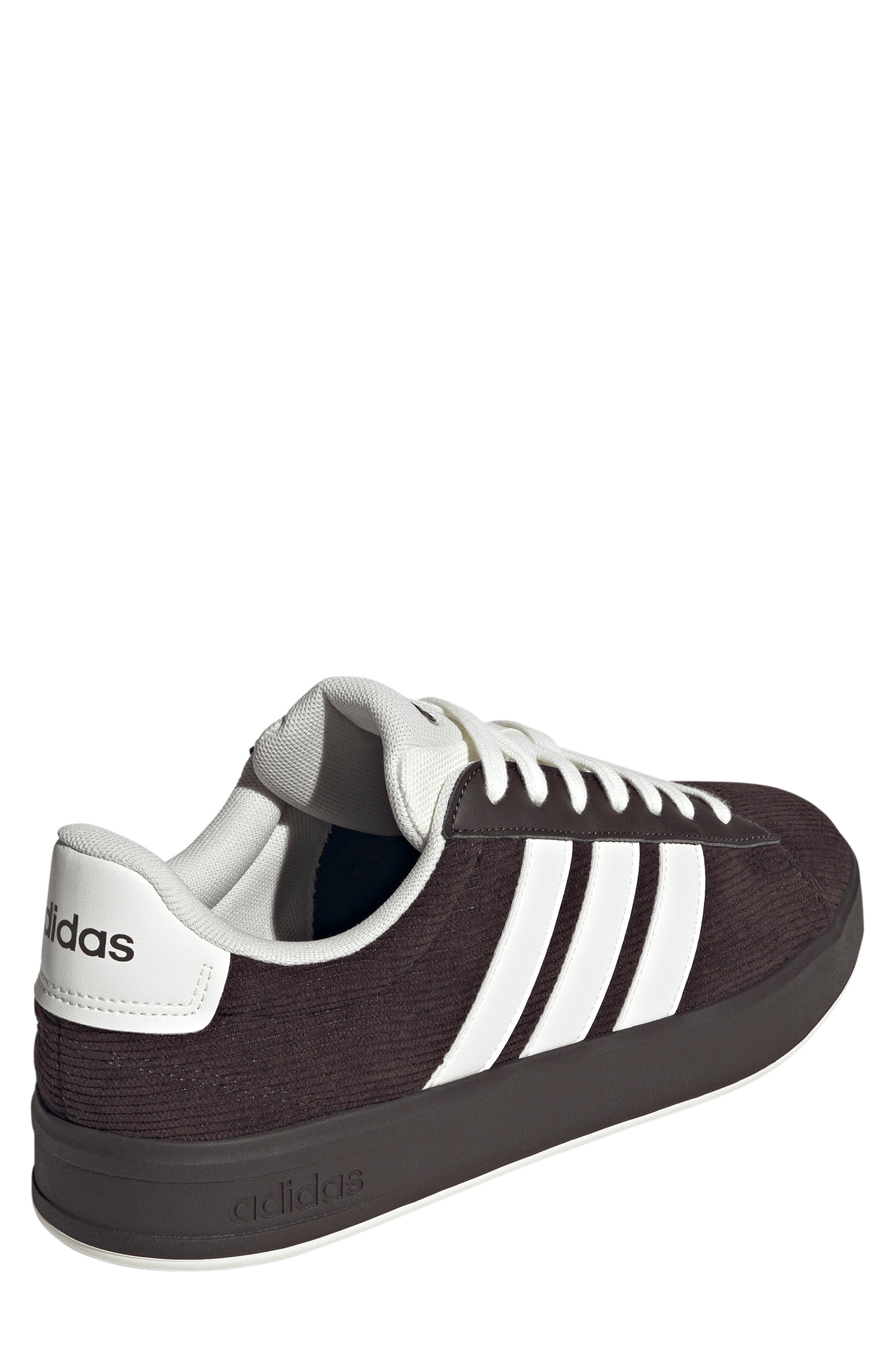 Grand Court Sneaker, Alternate, color, COFFEE/ OFF WHITE/ COFFEE