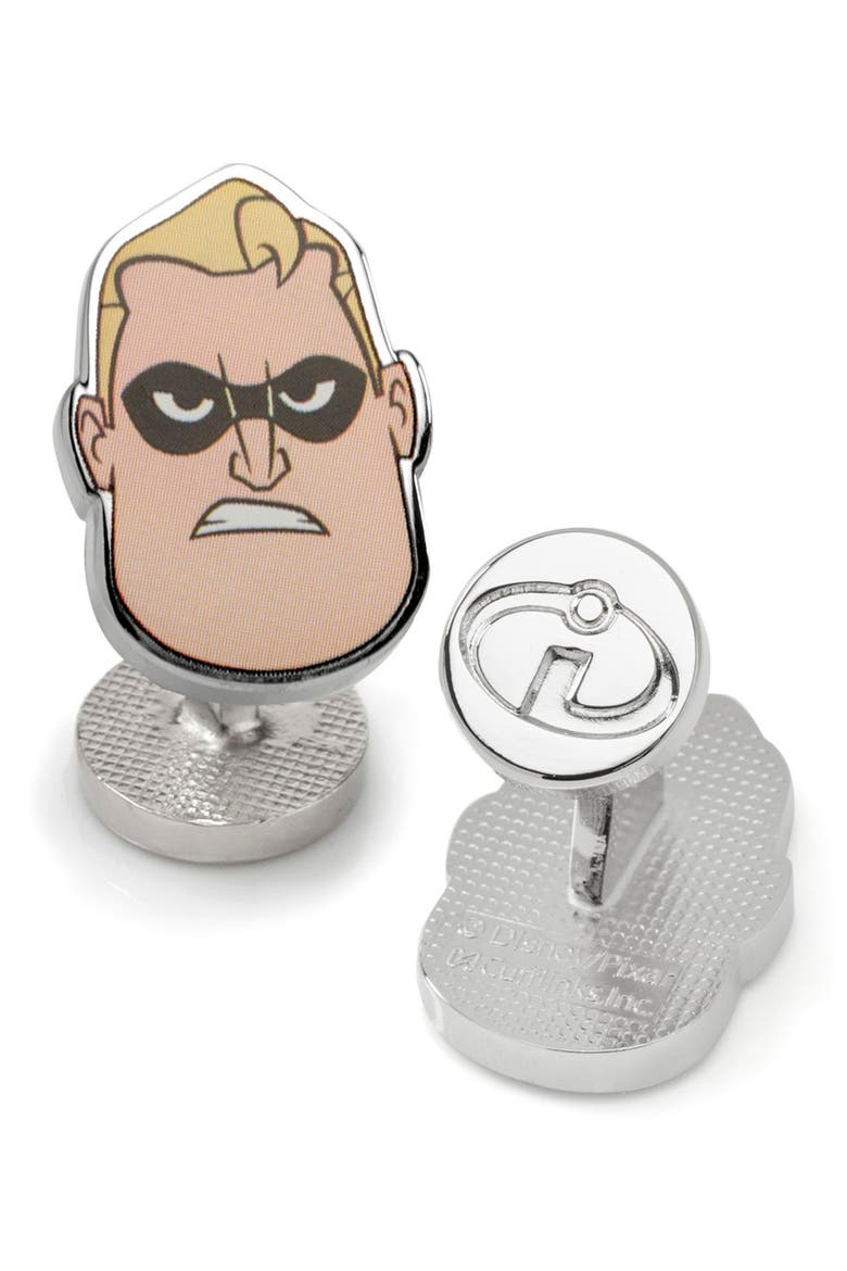 Mr. Incredible Cuff Links, Alternate, color, TAN