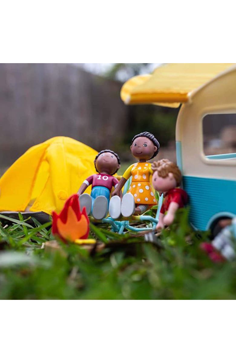 HABA Little Friends Family Time - Mom, Dad and Baby Dollhouse Toy Figures, Alternate, color, Multi