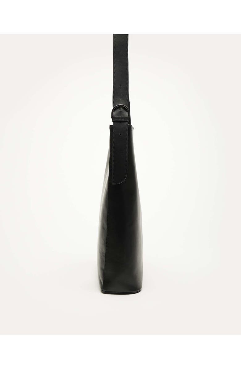 Want Les Essentiels Arch XL Smooth Leather Shoulder Bag, Alternate, color, Black