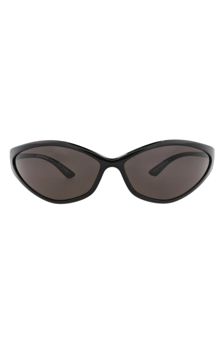 Balenciaga 83mm Oval Sunglasses, Main, color, 