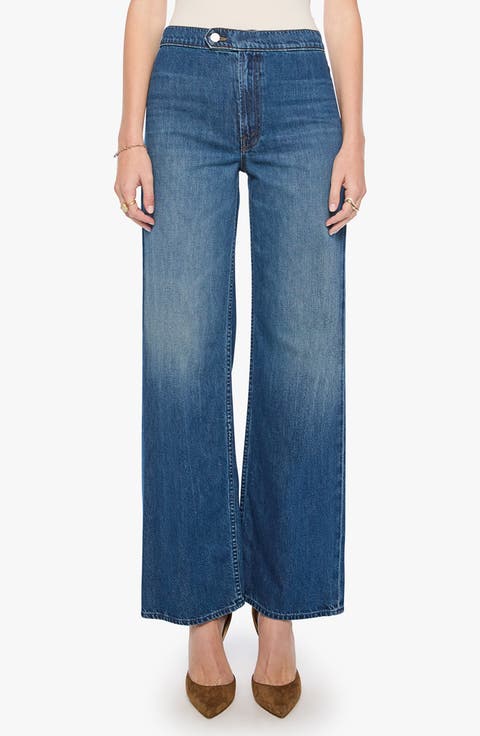The Tab Rerun Zip Sneak High Waist Wide Leg Jeans