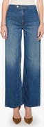 MOTHER The Tab Rerun Zip Sneak High Waist Wide Leg Jeans