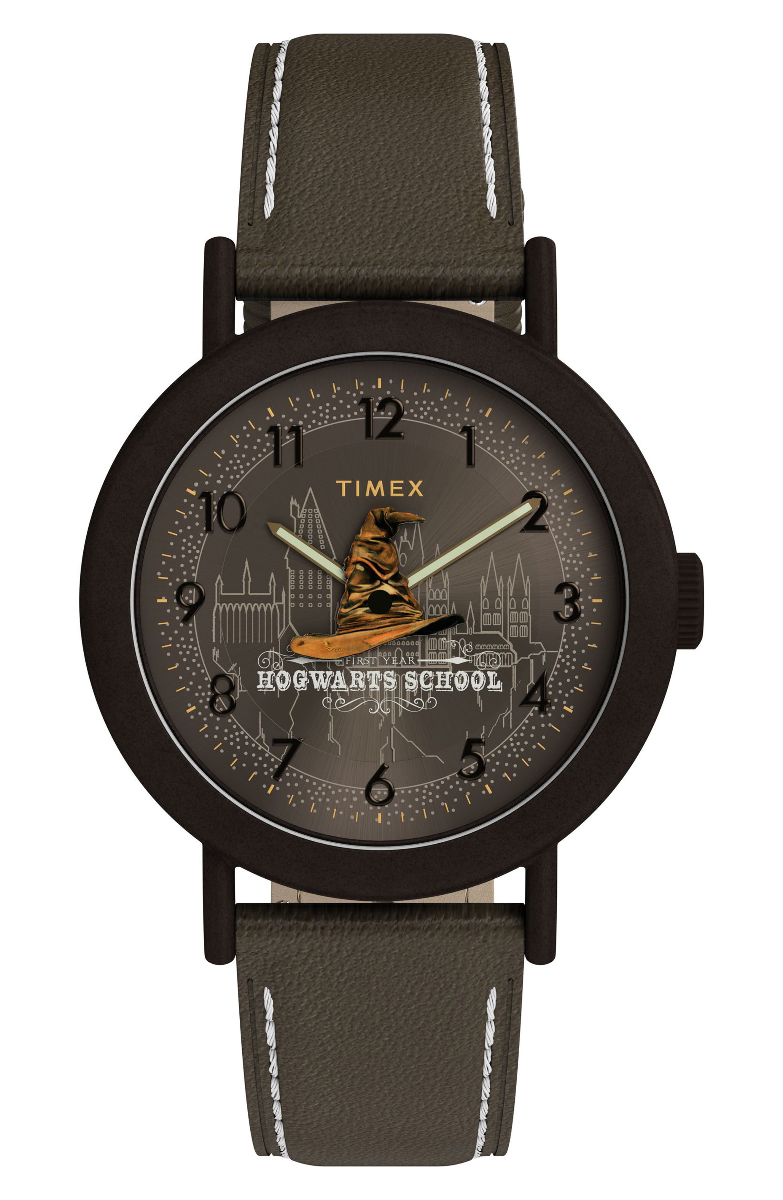 Timex ® Harry Potter X  Weekender Sorting Hat 37mm Leather Strap Watch