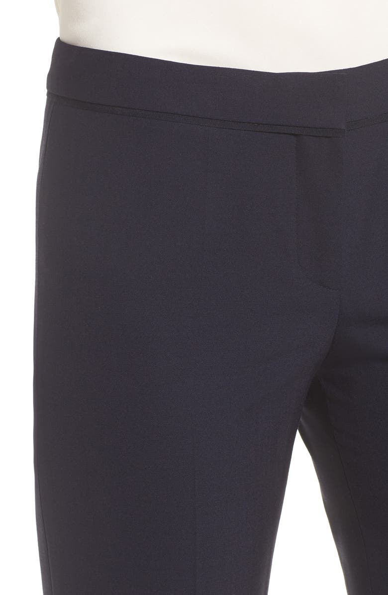 BOSS Tulea Patchwork Bootcut Trousers, Alternate, color, 