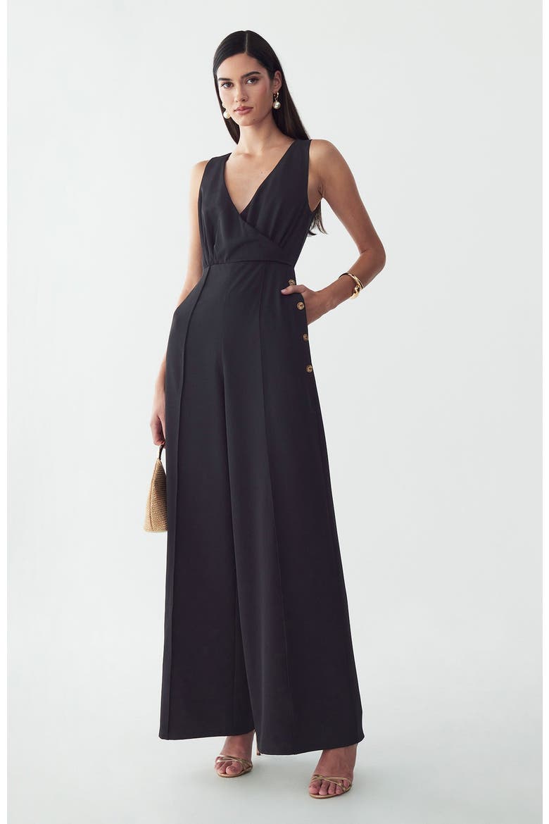 Justina Jumpsuit, Alternate, color, Black