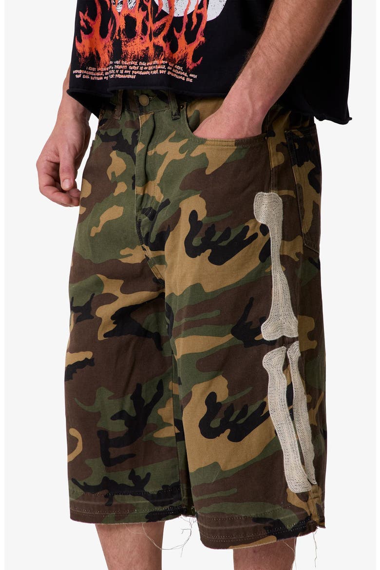 Ultrabaggy Bone Shorts, Alternate, color, CAMO