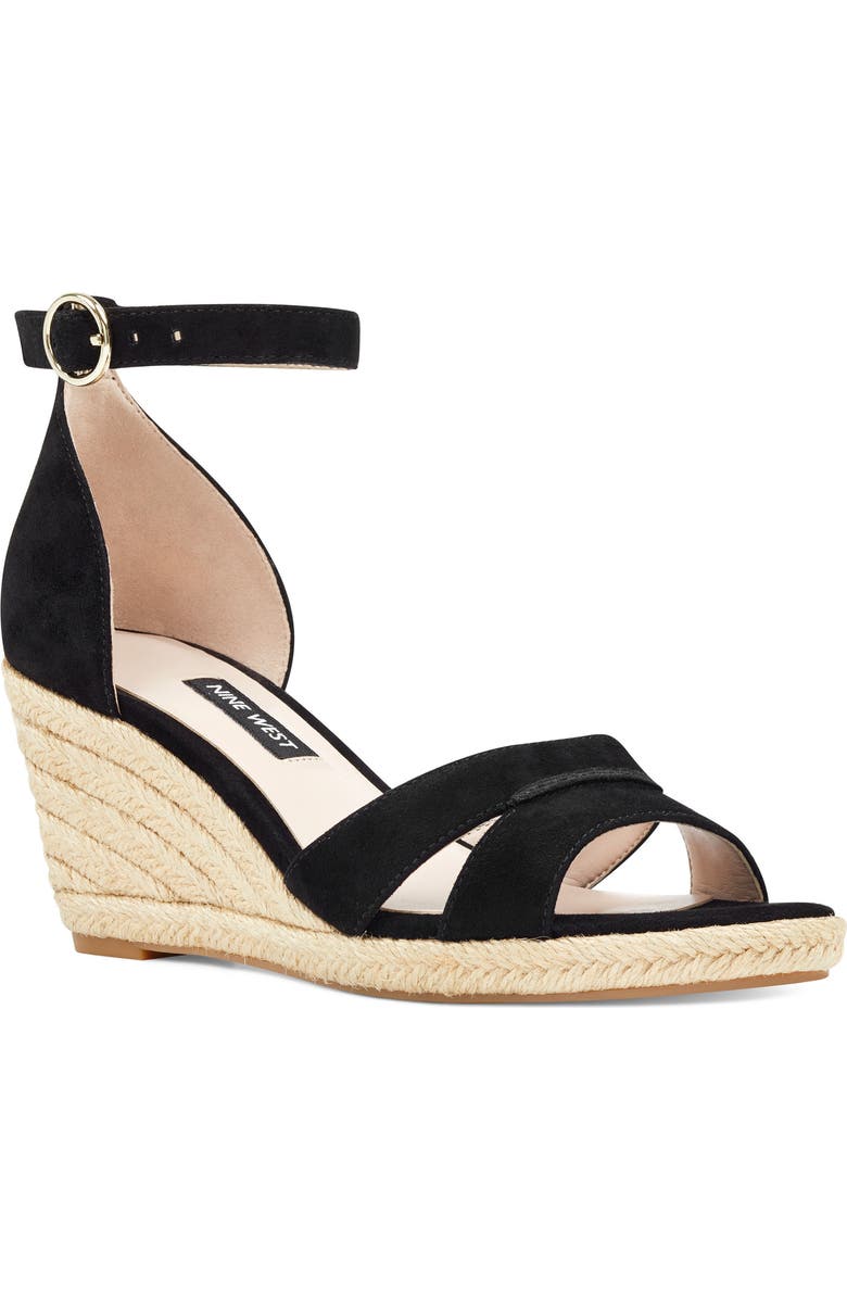 Nine West Jeranna Espadrille Wedge Sandal, Main, color,