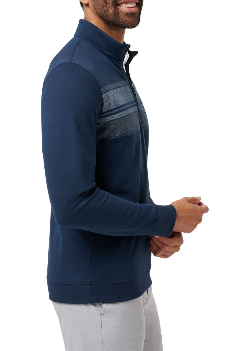 Marina Nights Quarter Zip Pullover, Alternate, color, TOTAL ECLIPSE