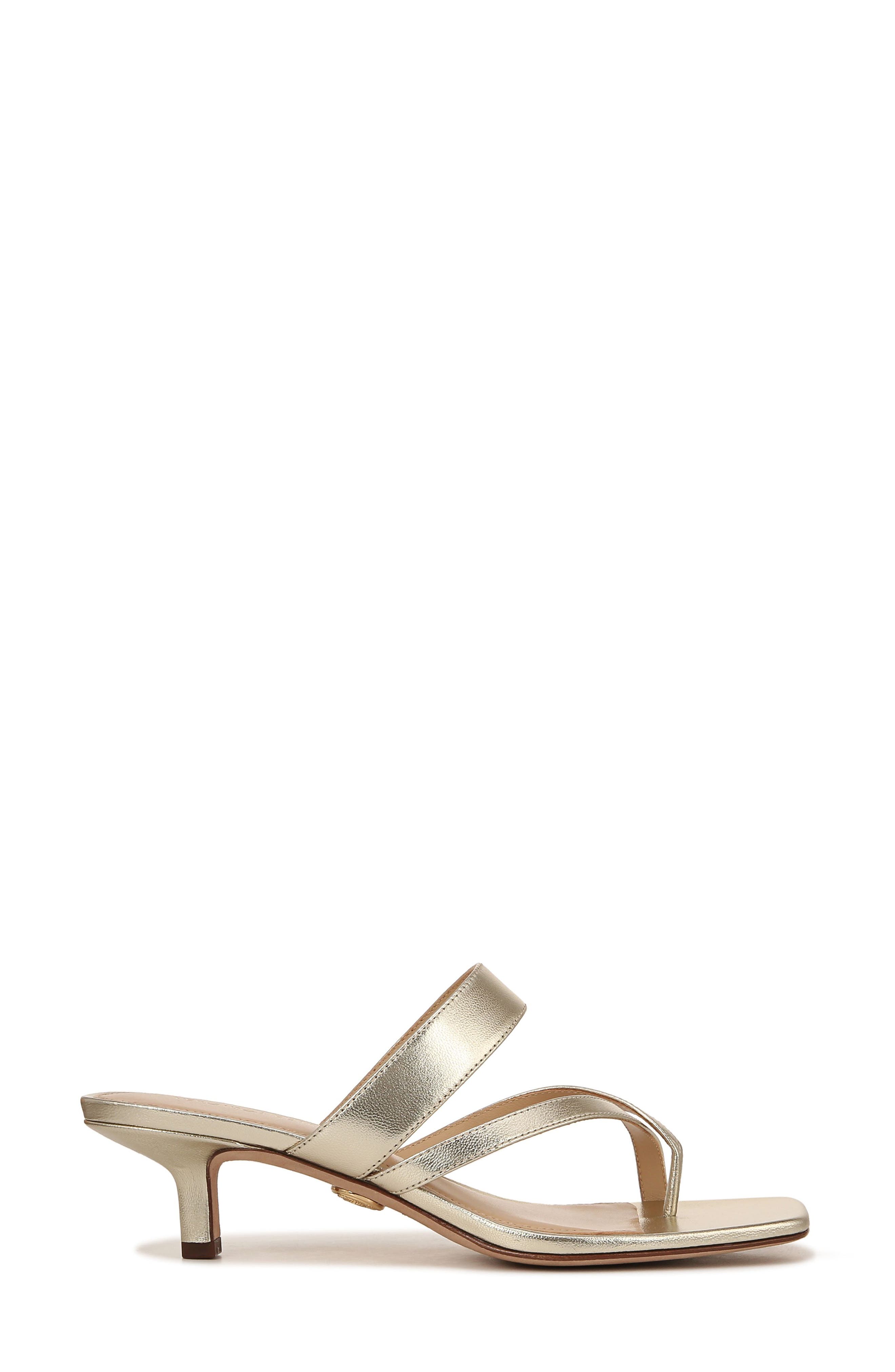 Alanis Kitten Heel Slide Sandal, Alternate, color, PLATINUM