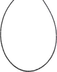 Sethi Couture Black Diamond Beaded Necklace