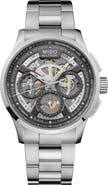 MIDO Multifort Skeleton Chronograph Automatic Bracelet Watch, 43mm