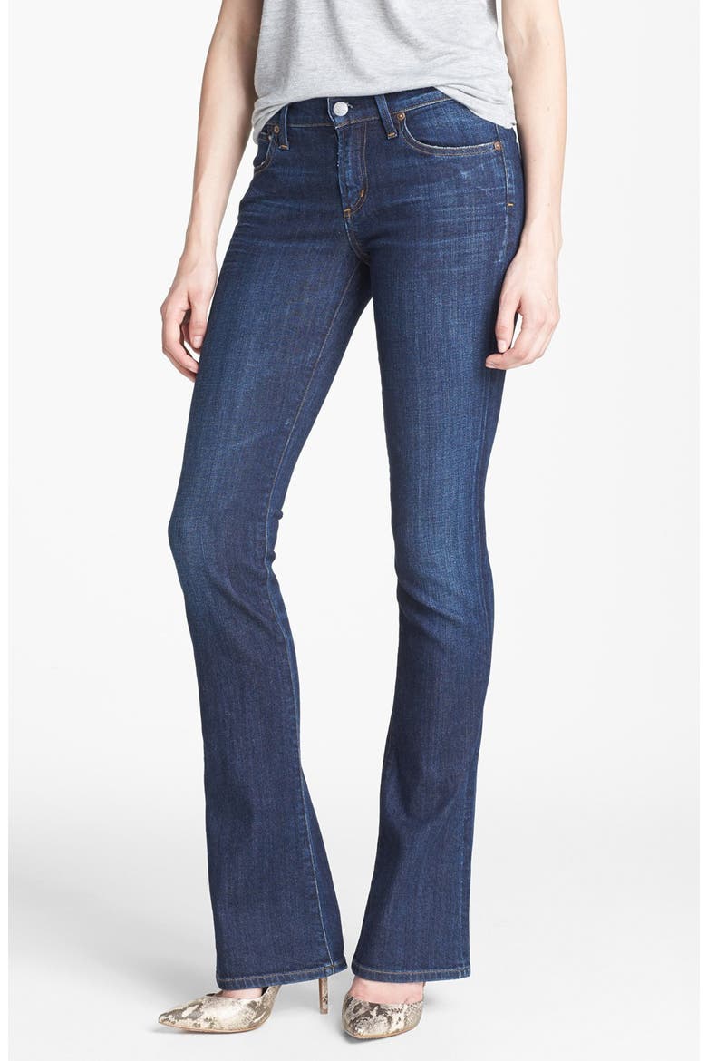 'Emmanuelle' Slim Bootcut Jeans, Main, color, ELEMENT