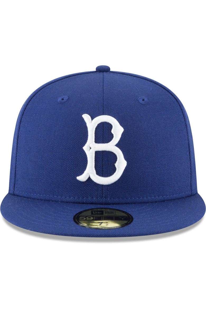 Men's New Era Royal Brooklyn Dodgers Cooperstown Collection Wool 59FIFTY Fitted Hat, Alternate, color, Royal