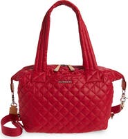 MZ Wallace Medium Sutton Deluxe Quilted Nylon Tote