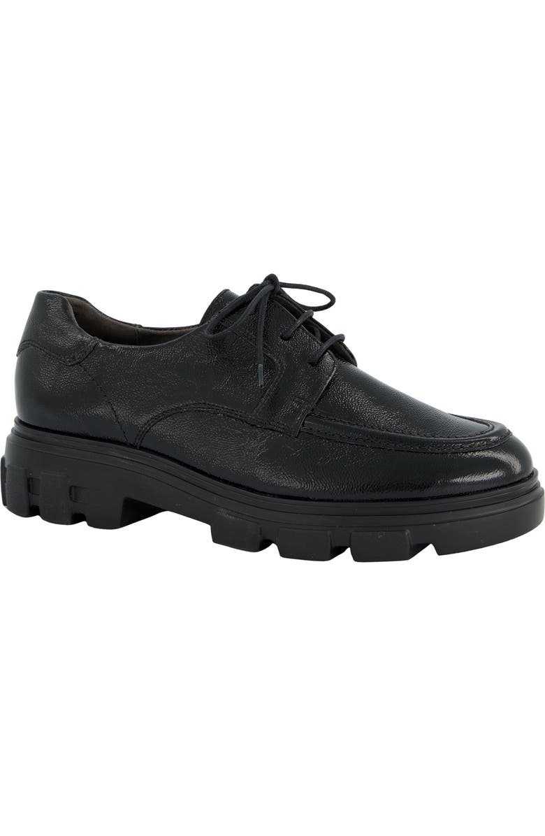 Paul Green Char Oxford, Main, color, Black Crinkled Patent