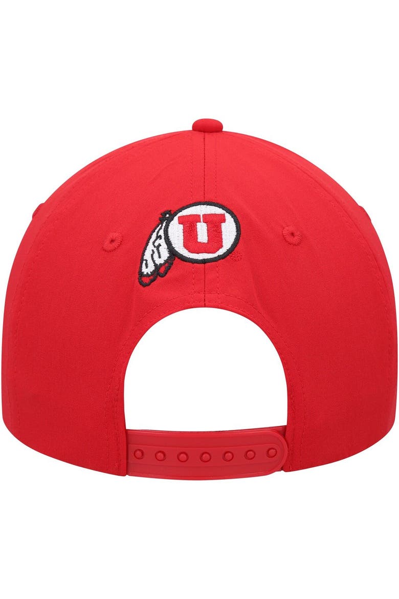 Men's Colosseum  Red Utah Utes Positraction Snapback Hat, Alternate, color, Red
