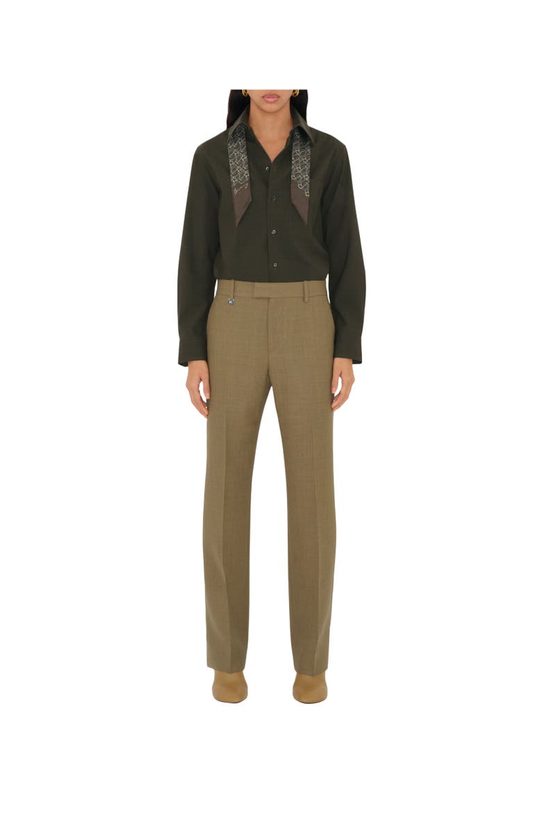 Burberry Skinny B Charm Silk Scarf, Alternate, color, 