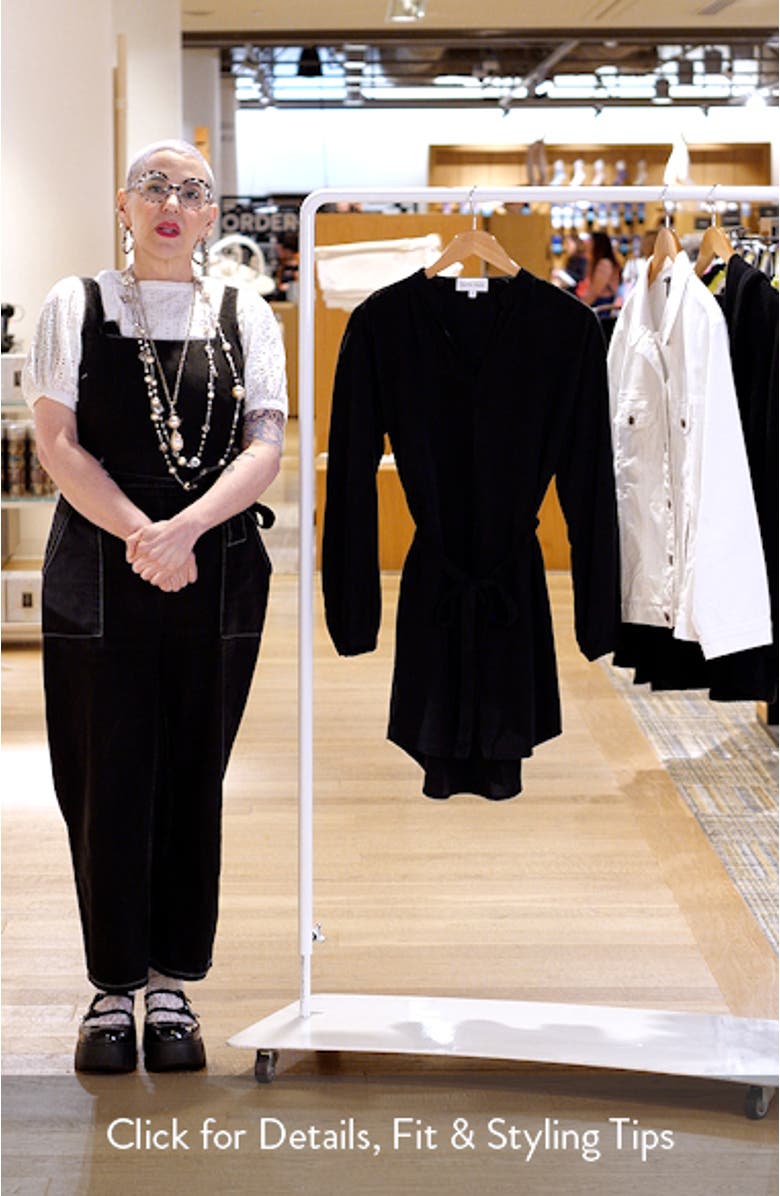 Long Sleeve Belted Minidress, sales video thumbnail