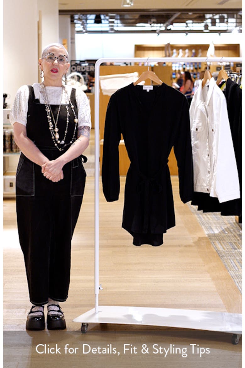 Long Sleeve Belted Minidress video