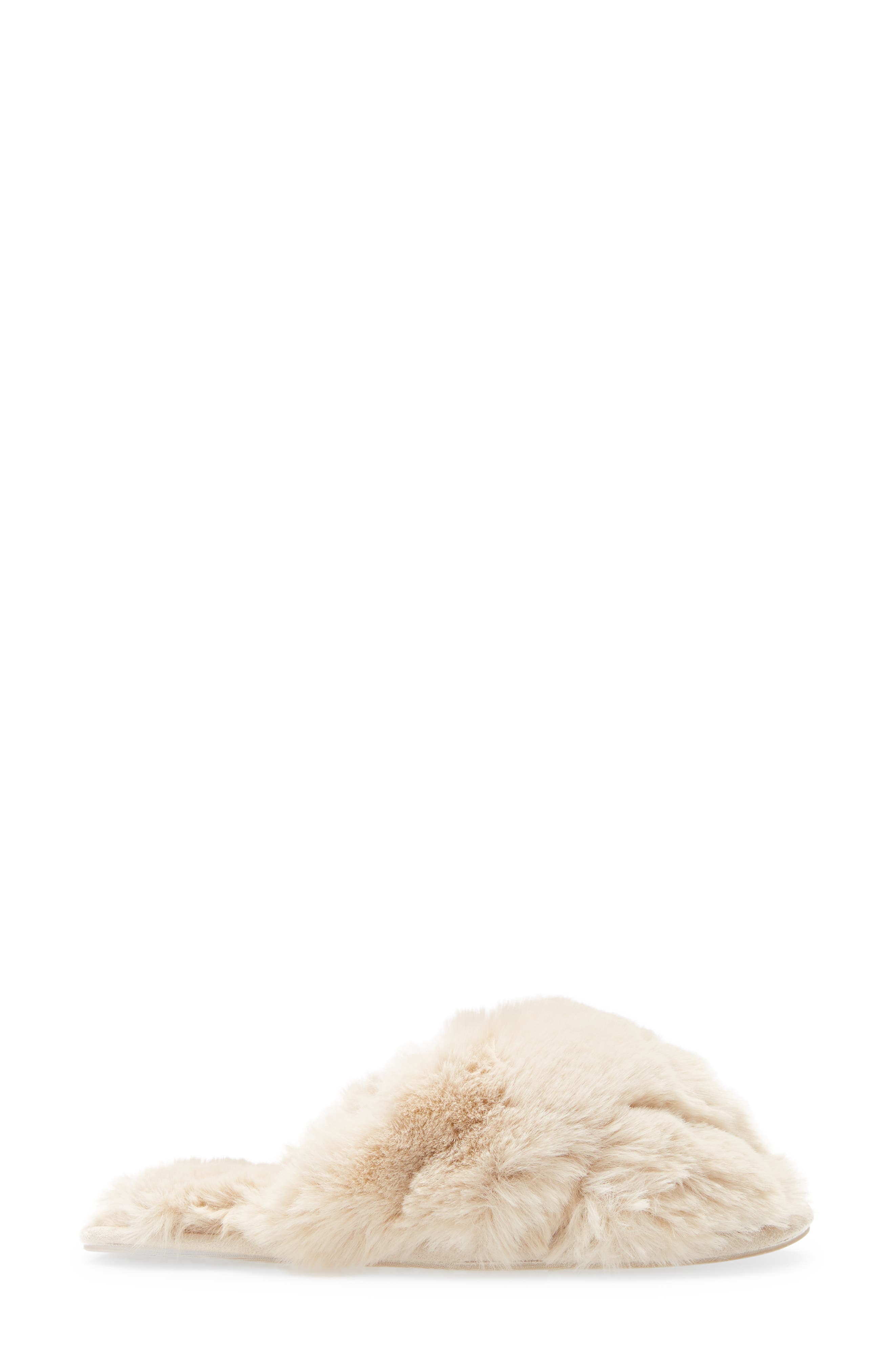 Joules Slumber Faux Fur Slipper, Alternate, color, 