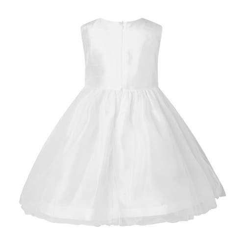 Rachel Riley Daisy Tulle Dress In White
