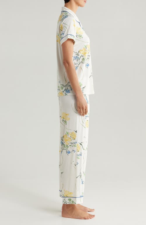 Nordstrom Moonlight Eco Crop Pajamas In White