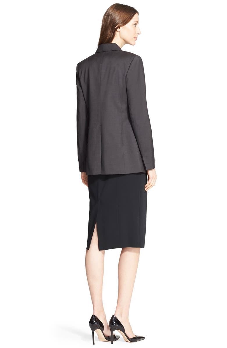 Nordstrom Signature and Caroline Issa Double Breasted Wool Suiting Jacket, Alternate, color, 