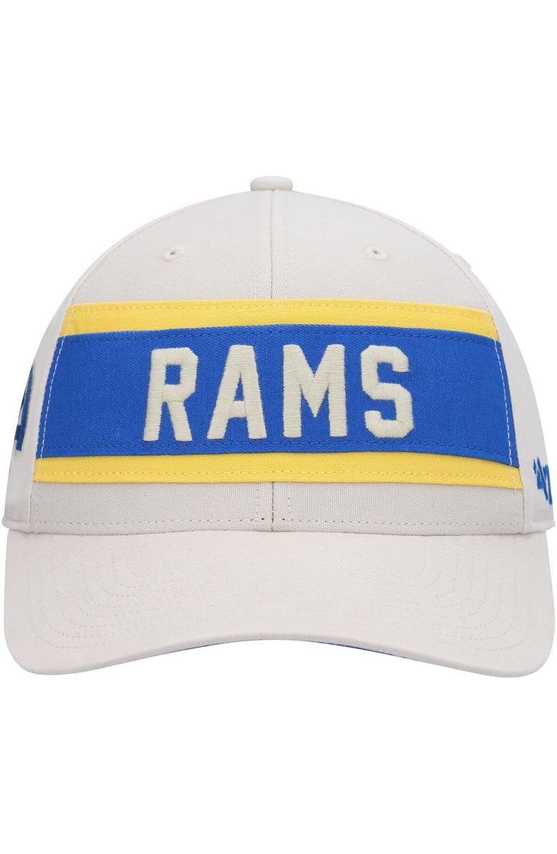 '47 Men's '47 Cream Los Angeles Rams Crossroad MVP Adjustable Hat, Alternate, color, Cream