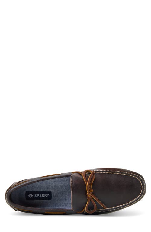 Sperry Davenport Driving Shoe In Amaretto