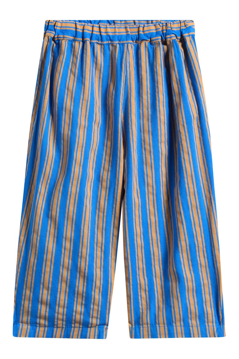 New Hairline Stripe Cotton Pants, Main, color, BLUE MULTI