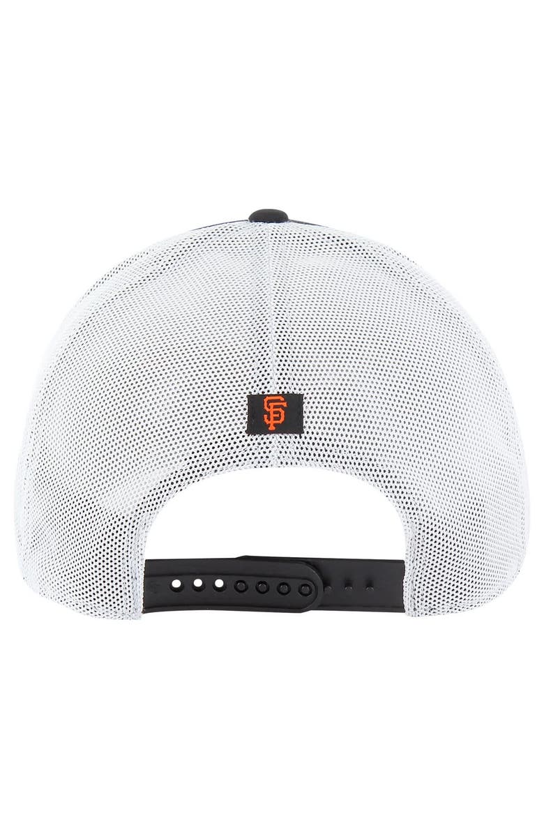 '47 Men's '47 Black San Francisco Giants Downburst Trucker Adjustable Hat, Alternate, color, Black