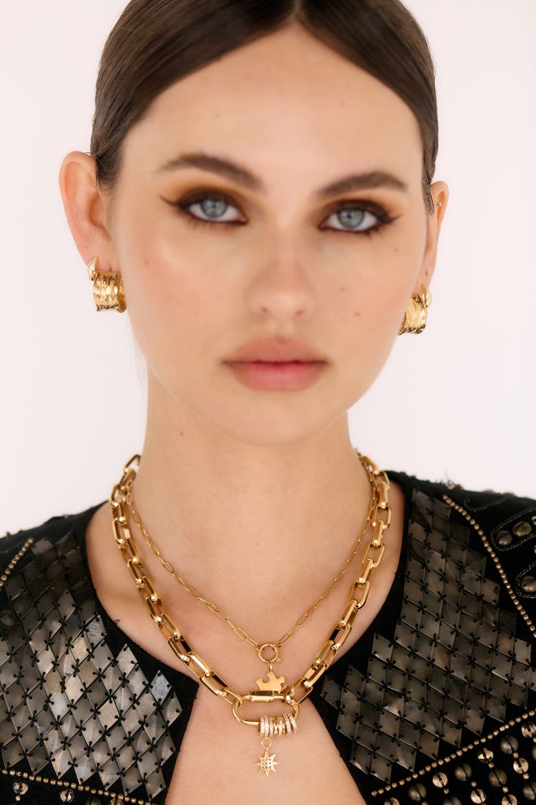 Starlink Necklace, Alternate, color, Gold