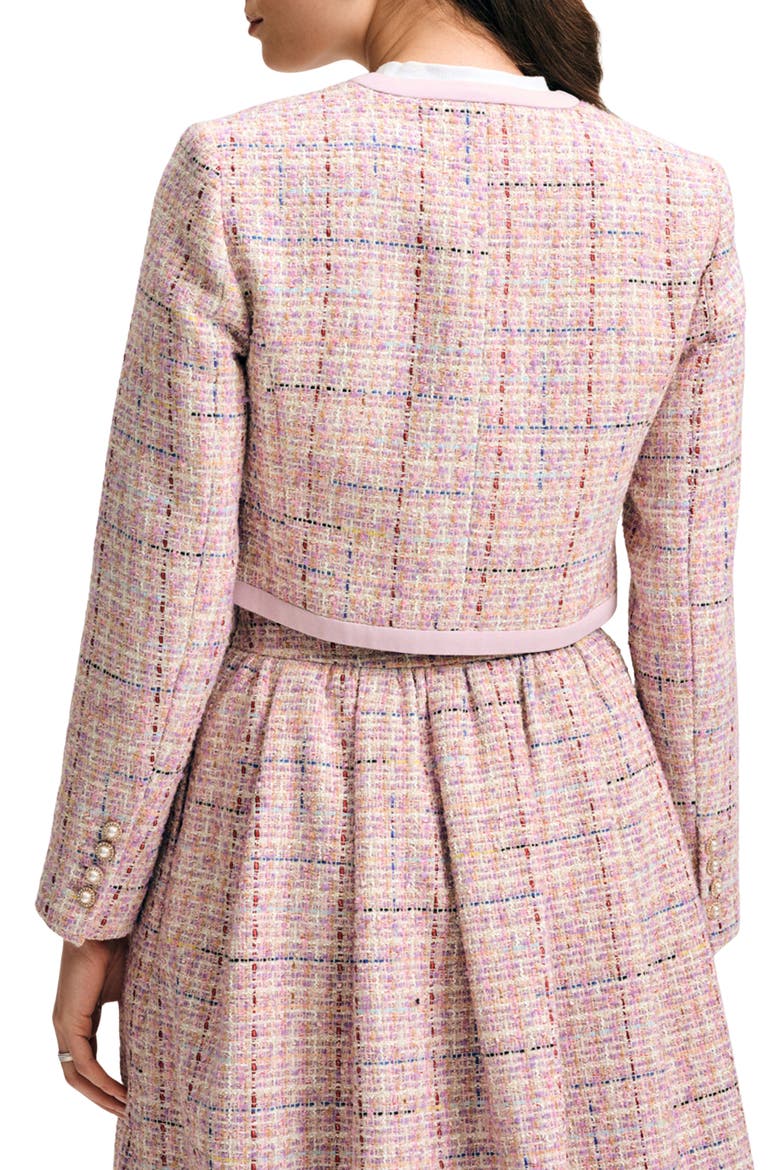 Crop Tweed Jacket, Alternate, color, MULTI