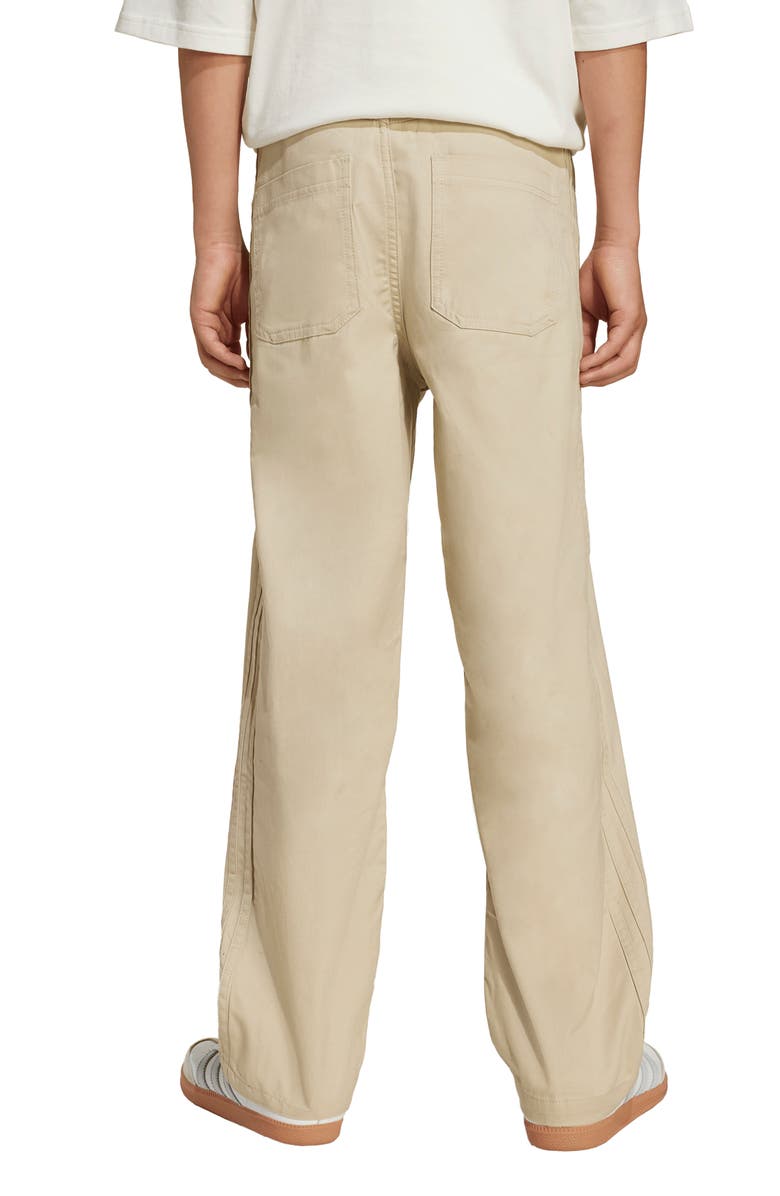 adidas Kids' Cotton Twill Pants, Alternate, color, Stone Khaki