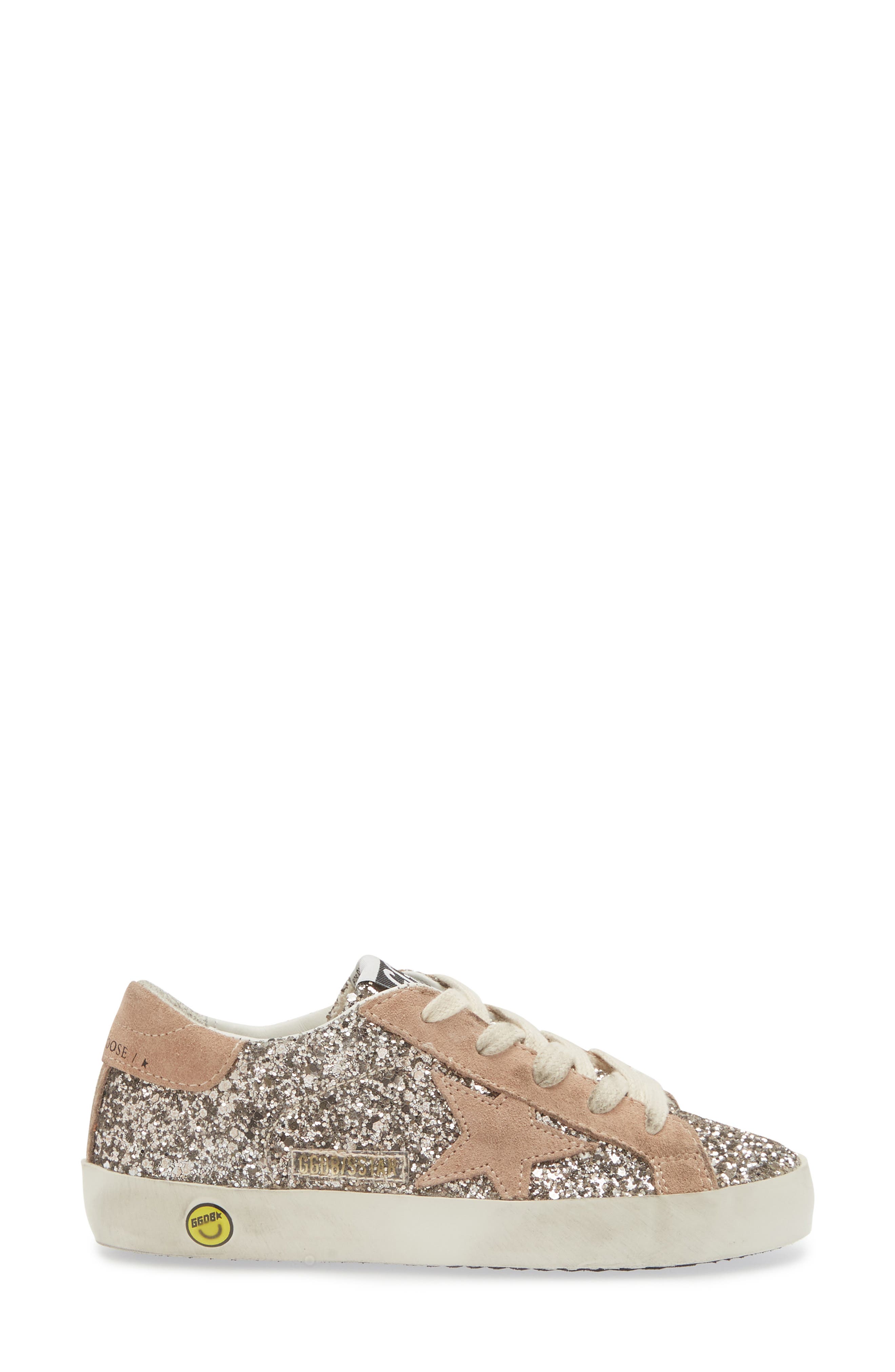 Golden Goose Kids' Super-Star Glitter Sneaker, Alternate, color, 
