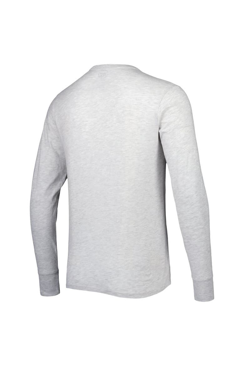 Men's '47 Heathered Gray Baltimore Ravens Dozer Franklin Long Sleeve T-Shirt, Alternate, color, Gray
