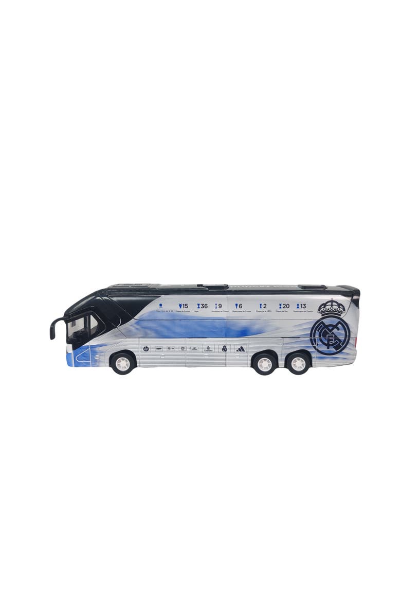 Soccer Team Bus Real Madrid, Alternate, color, White