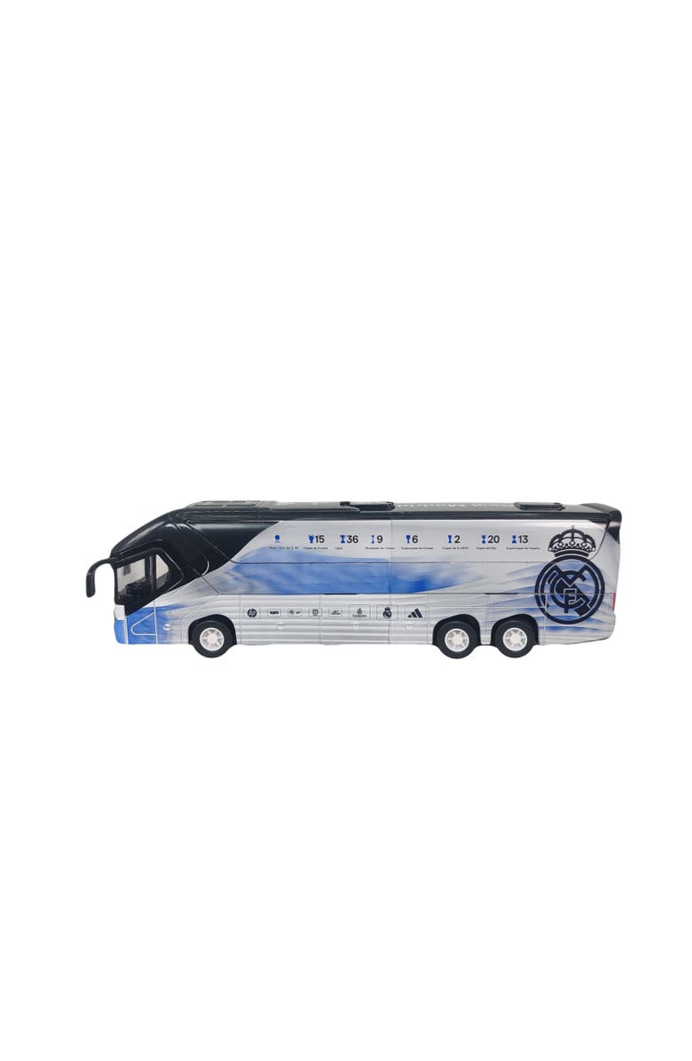 Banbo Toys Soccer Team Bus Real Madrid, Alternate, color, White